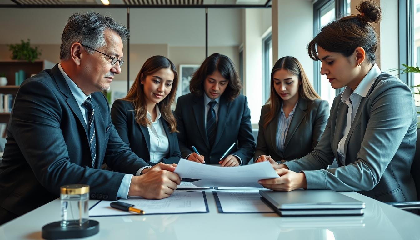 Business contract documents